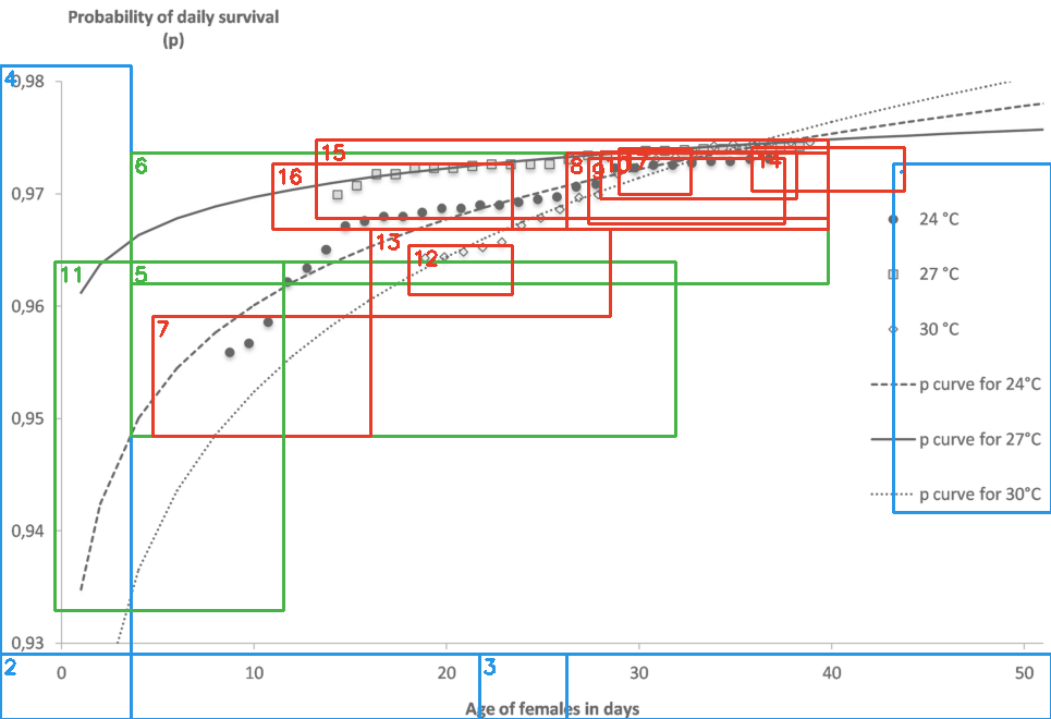 Generated OpenCV target regions