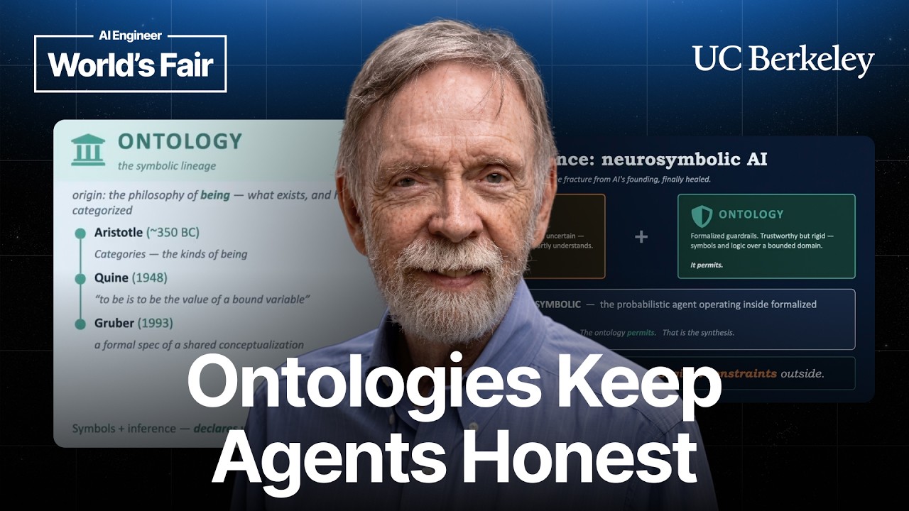 Video thumbnail featuring Frank Coyle with the words Ontologies Keep Agents Honest
